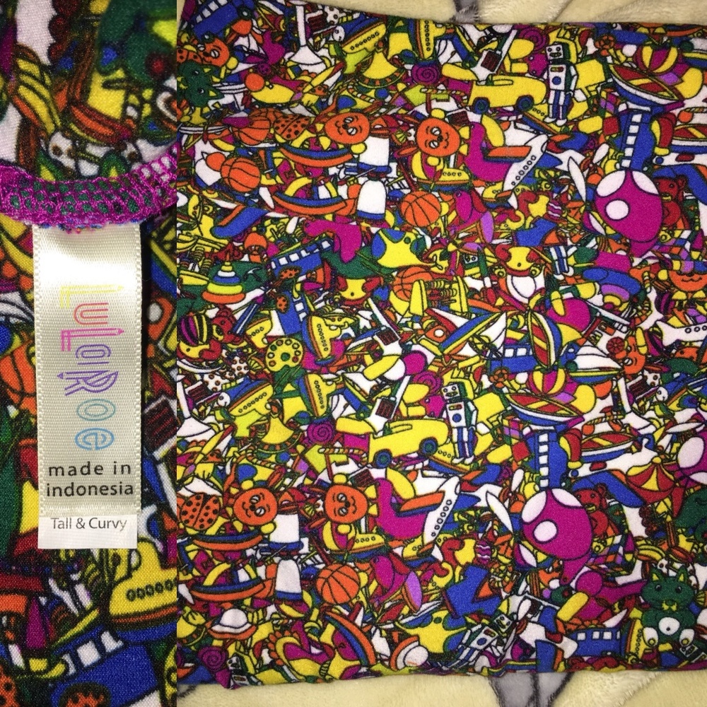 GUC Lularoe TC Leggings eye spy toys 🏵